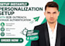 setup instantly personalization setup with b2b outreach domain authentication